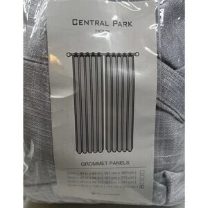 NWT Central Park Home 2 Blue Panel Grommet Curtains
